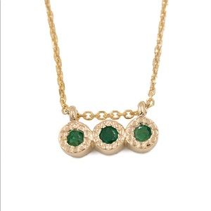 love audry rose Jewelry - Love Audry Rose Emerald Triplet Necklace love audry rose Jewelry - Love Audry Rose Emerald Triplet Necklace
